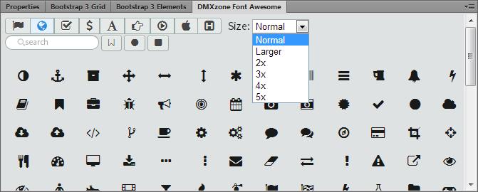 Font Awesome Features in Detail 369 scalable icons - Font Awesome contains 369 fully