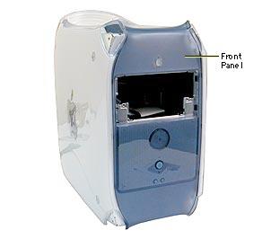 Take Apart Front Panel - 152 Front Panel Before you begin, remove: top front handle lower front support and lower front panel Power Mac G4 (PCI/AGP Graphics/GIgabit Ethernet/Digital