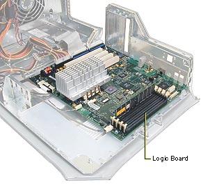 access panel and remove the following: video card