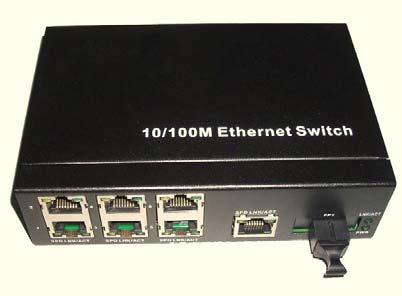 10/100M 1FO+7TP Smart Switch 1. In conformity to IEEE 802.3 10 Base-T standard. In conformity to IEEE 802.3u 100 Base-TX/FX standard. 2. Supports 1K capacity MAC address table. 3. IEEE802.