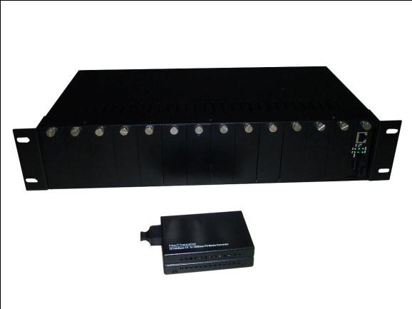 14 Slots Media Converters Rack 1. The main power supply and backup power configurations to ensure that the system can work without interruption. 2.