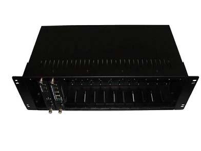 19inch 3.5U 14 slots chassis Main Features: 1. The power of the Rack can be supplied by the type of single power or dual power. 2.