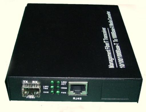 Standalone 10/100/1000M media converter with SNMP,Telnet Main features 1. Two selectable remote Management modes a) IP-Based remote management b) In-Band OAM 802.