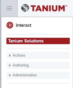 Installing Integrity Monitor Install Integrity Monitor 1. Log into the Tanium Console using an account with Administrator privileges. 2. Select Tanium Solutions from the main menu. 3. Click Import X.