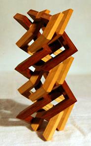 four main diagonals of a cube as stepping directions, one obtains another helix, aptly called