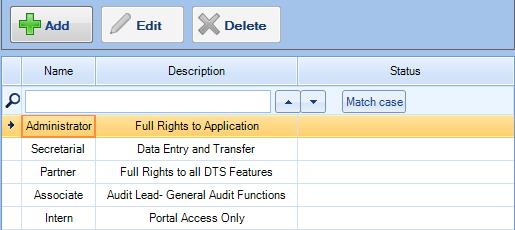 ACCESS GROUPS Employees are people that will need to log into the DTS system or people to whom documents and items can be assigned. Before entering employees, you must create access groups.