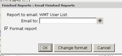 If printing your report, you will not want to check View log.