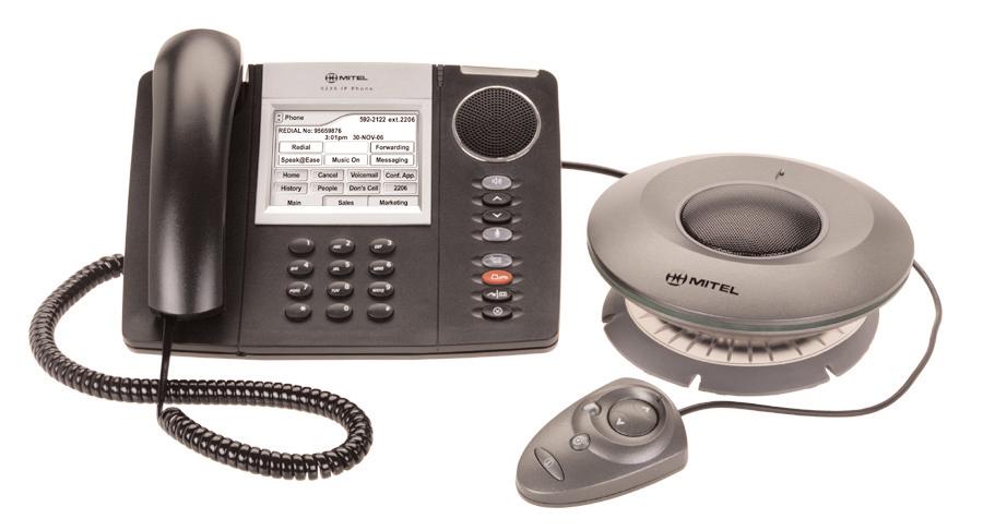 Mitel 5550 IP Console Wireless Devices Mitel IP platforms support mobile users within the enterprise with a solution that provides wireless in-building