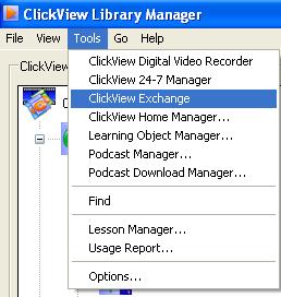 8. ClickView Exchange ClickView Exchange allows you to share digitally recorded free-to-air video with other ClickView schools - simply and securely - all from within the ClickView interface.
