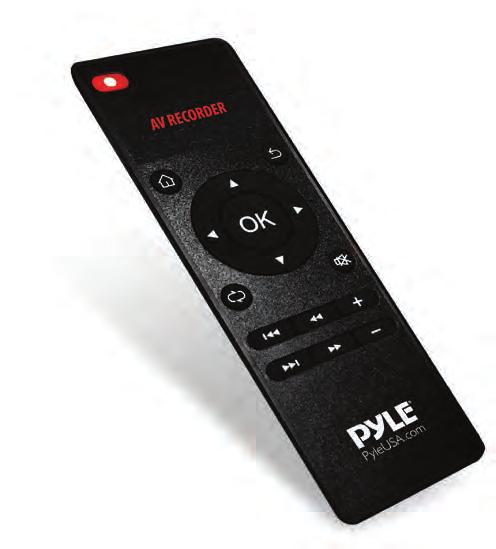 REMOTE CONTROLLER 1. Record In TV IN preview the video mode, press to record video (even without video input), press again to stop and save file. 2. Home Return to home menu. 3.