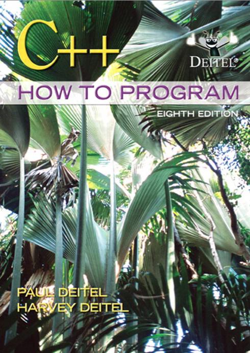 Deitel and Harvey Deitel (2012), C++ How to Program (Eighth Edition),