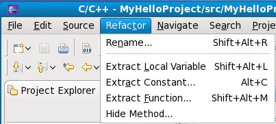 Rename Refactoring Changes the name of a variable, function, etc.