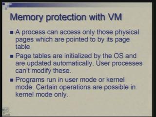In the address translation this part (Refer Slide Time: 42:45) does not go through any modification it is being taken straightaway, it is this part VPN part which is getting translated into PPN.