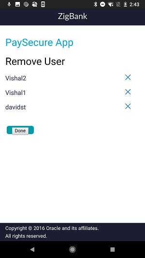 Remove User 3. Click against a user to remove a user. A popup message appears prompting to confirm the user deletion. 4. Click Yes to delete the user.
