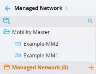 to Managed Network, and then on the right side, click +.