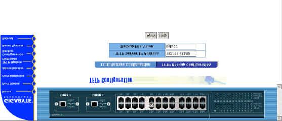download back flash image. TFTP Backup Configuration Use this page to set tftp server ip address.