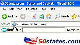Internet Explorer icon Figure 15-3 Internet Explorer icon You see the Fact Details window displayed (Figure 15-1). 4. Type the text American states into the Title text box. 5.