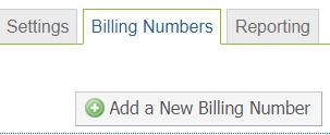 Section 2b. VUMC Departments - Center Numbers When you log into ilab and go to My Departments, you will see the Billing Numbers tab in the right hand corner below the search bar.