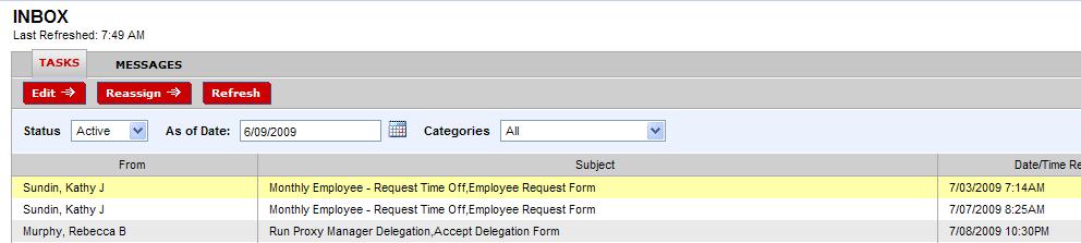 Step 5: Step 6: The manager-delegate will log into the Shared Services/ADP system access etime.