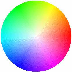 Color perception saturation: this is the adjective: e.g.