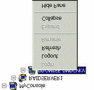 User Interface Message Agent Icon Right-click on the Message Agent icon access the following commands (right): Login to / Logout from this Message Agent