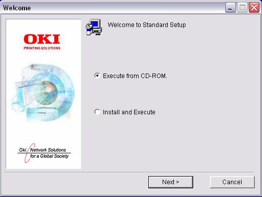 INSTALLATION 1. Insert the CD-ROM into the CD-ROM drive. The Setup Utility starts automatically. If it does not start, double-click \setup.exe (in the root directory) on the CD- ROM. 2.