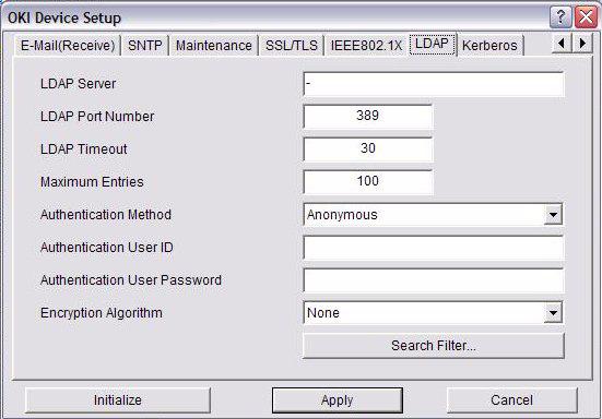LDAP ITEM LDAP Server LDAP Port Number COMMENTS Enter LDAP Server name. Enter LDAP port number (default is 389). LDAP Timeout Set LDAP timeout (default is 30).