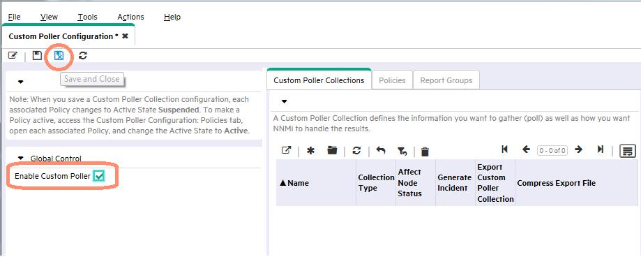 A Custom Poller Collection defines the information you want to gather (poll) as well as how NNMi reacts to the gathered data.