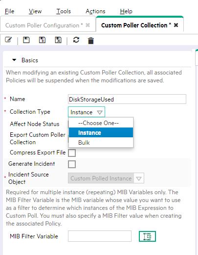 Technical White Paper HPE Network Node Manager i Software Page 8 Note Starting version 10.00, NNMi custom poller support a new collection type called Bulk collection.