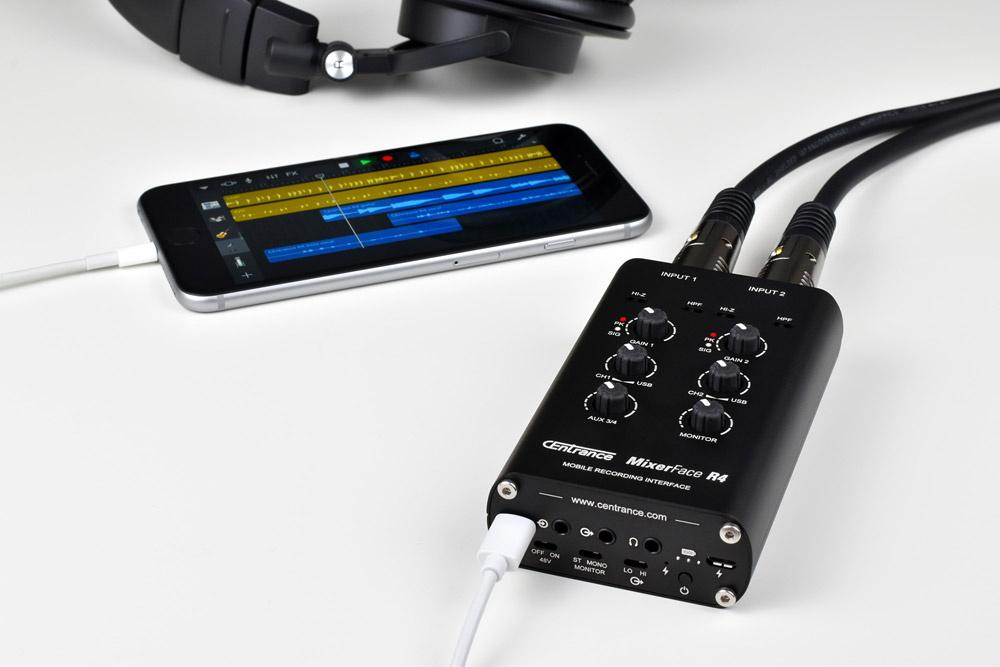 Mobile Recording Interface MixerFace and CEntrance are trademarks or registered trademarks of CEntrance
