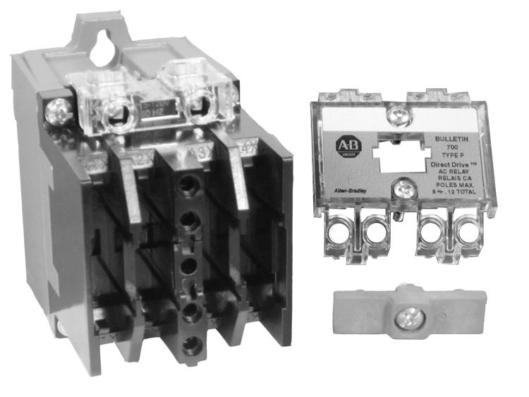 NEMA Heavy-Duty Industrial Relays Base Blank Relay - Factory Assembled Photo Type of Control Circuit Cat. No.
