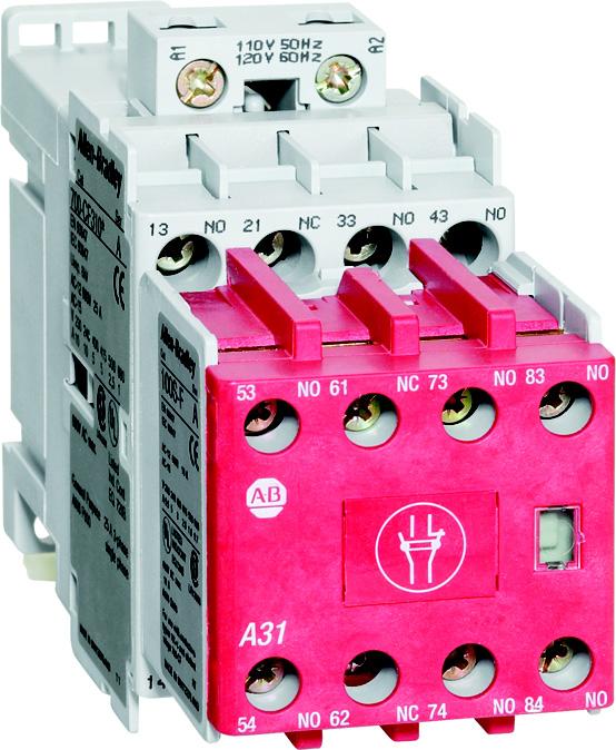IEC Industrial Relays 700S-CF Control Relays The 700S-CF Safety Control Relay provides mechanically or mirror contact performance, which are required in feedback circuits for safety applications.