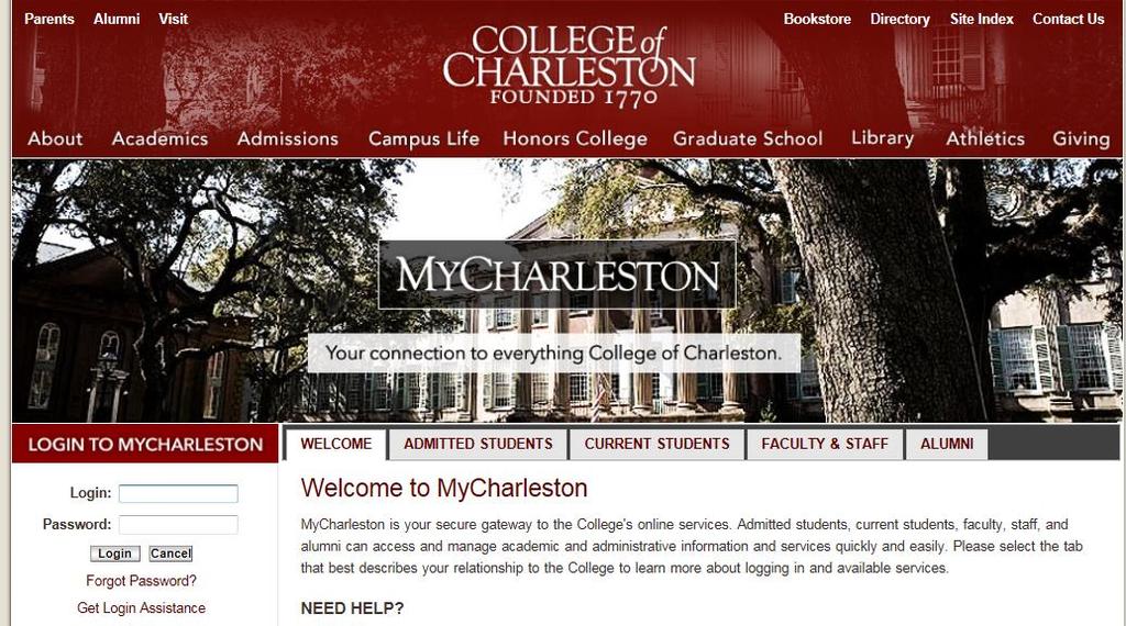 Proxy Access Management Guide for Students This guide explains how College of Charleston students share limited access to certain academic