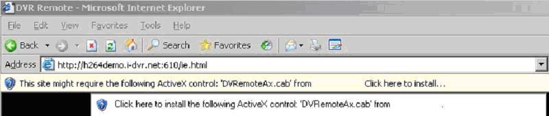 APPENDIXⅢ Remote Monitoring IE ActiveX Control Installation Instruction