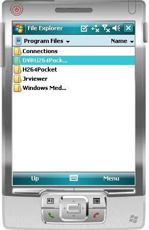 8-2.2 Mobile Application Operation After the installation, enter the Program Files menu in your mobile device to run files named Jrviewer and H264Pocket.
