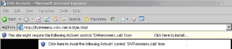 APPENDIX II Remote Monitoring IE ActiveX Control Installation Instruction When