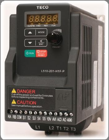 Quick Start Guide TECO L510 Inverter This guide is to assist you in installing and running the inverter and verify that it is functioning correctly for it s main and basic features.