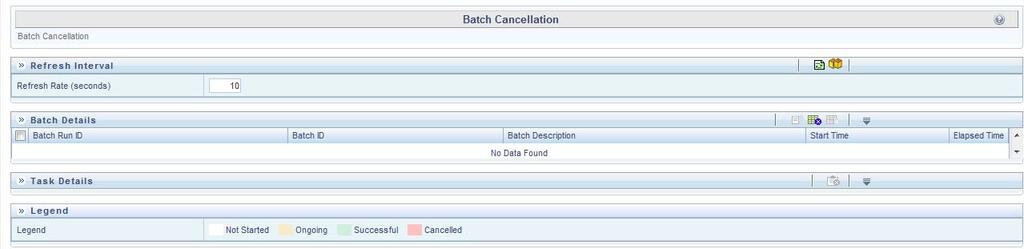 Cancelling a Batch after Execution Chapter 6 CRS Batch Execution Cancelling a Batch after Execution Cancellation of a batch cancels a current batch execution.