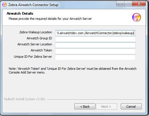 Chapter 2: Setup Zebra Printers 9. Select Browse to choose a destination folder, where the downloaded printer server is installed. Select Install. 10.