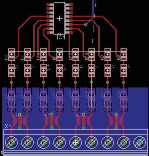 Clock - Signal Cable I/O Example X2Y layout