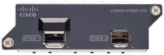 Cisco FlexStack-Extended enables a long-distance out-of-the wiring-closet stack option (floor to floor). It allows backpanel stacking of up to eight Cisco Catalyst 2960-X or 2960-XR Series Switches.