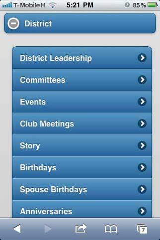 The club leaders are displayed in the same order as they are on the View Club page on the main DaCdb website.