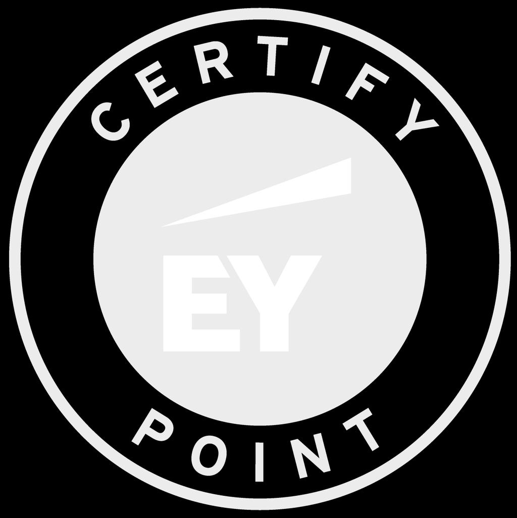 Certificate Certificate number: 2018-016 Certified by EY CertifyPoint since: July 10, 2018 Based on certification examination in conformity with defined requirements in ISO/IEC 17065:2012 and ETSI EN