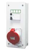 Functions and technical data PK P&S Units (with provision to mount PK socket) @ Plug and Socket Unit with provision to mount PK Panel mounted straight socket and modular protection device to feed