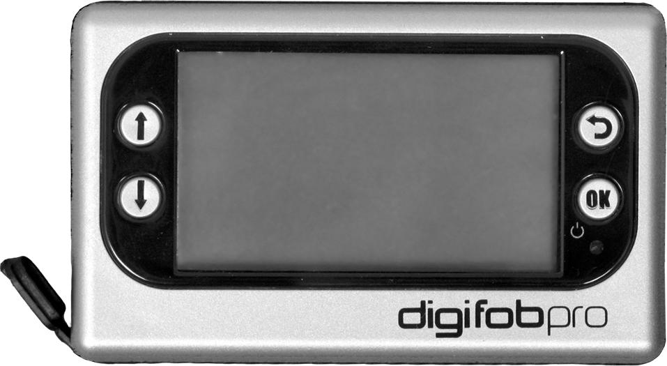 Digifobpro - Device Instructions Components Digifobpro Vehicle Unit Cable USB Converter USB Cable Power adapter with UK and Euro connectors Charging the device Digifobpro is supplied with a UK and