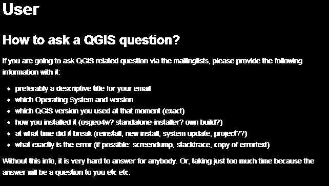 GIS QGIS has an active support community which have answers to a wide array of questions.