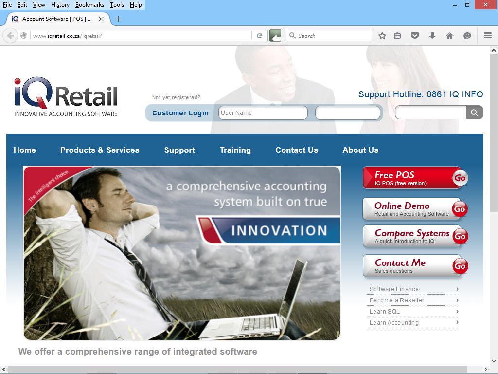 HOW TO DOWNLOAD, INSTALL AND REGISTER GENERAL DESCRIPTION How to download a program (IQ POS, IQ Business, IQ Enterprise, IQ Payroll, IQ Restaurant from our website (www.iqretail.co.