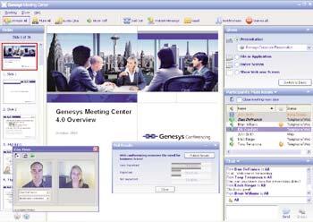 WEB CONFERENCING Use this as a guide for your voice and web meetings GETTING STARTED Install Meeting Center 4.0 To schedule and start web meetings, install Meeting Center 4.