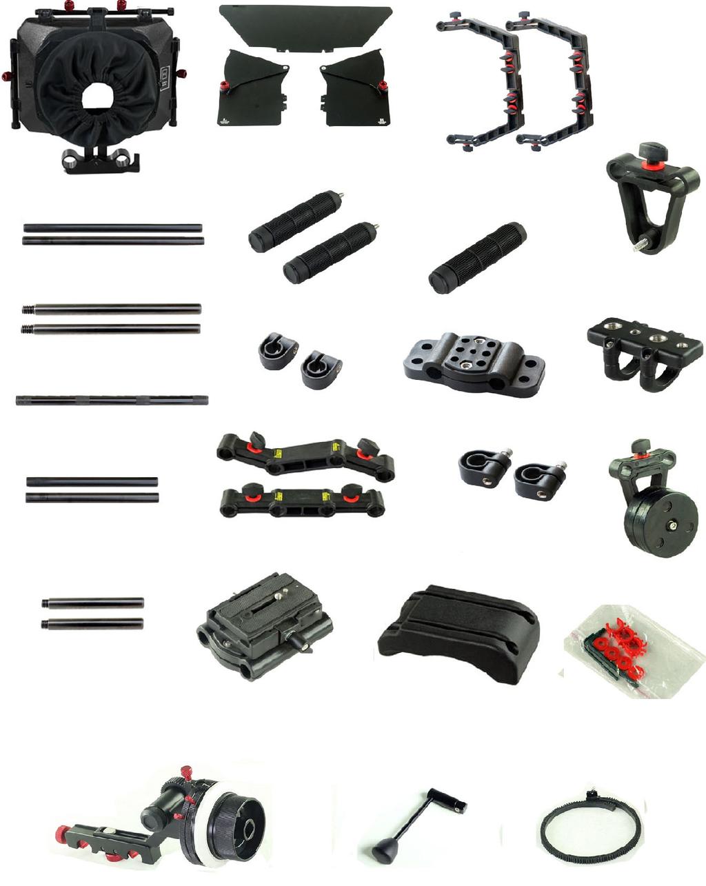 FILMCITY POWER SHOULDER RIG 2 I N T R O D U C T I O N Our Filmcity Shoulder Rig kit meets and exceeds the requirement of DSLR users by providing professional look production value at an affordable