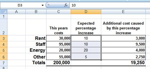 Excel 2007 Advanced - Page 74 Select the cells that you wish to change, in this case